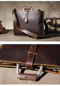 Sac de travail messenger cuir vintage homme GLADIOR